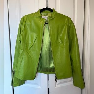 Green Leather Jacket